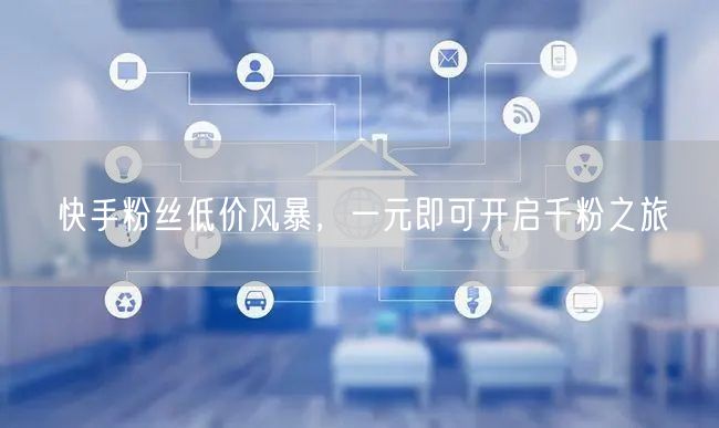 快手粉丝低价风暴，一元即可开启千粉之旅